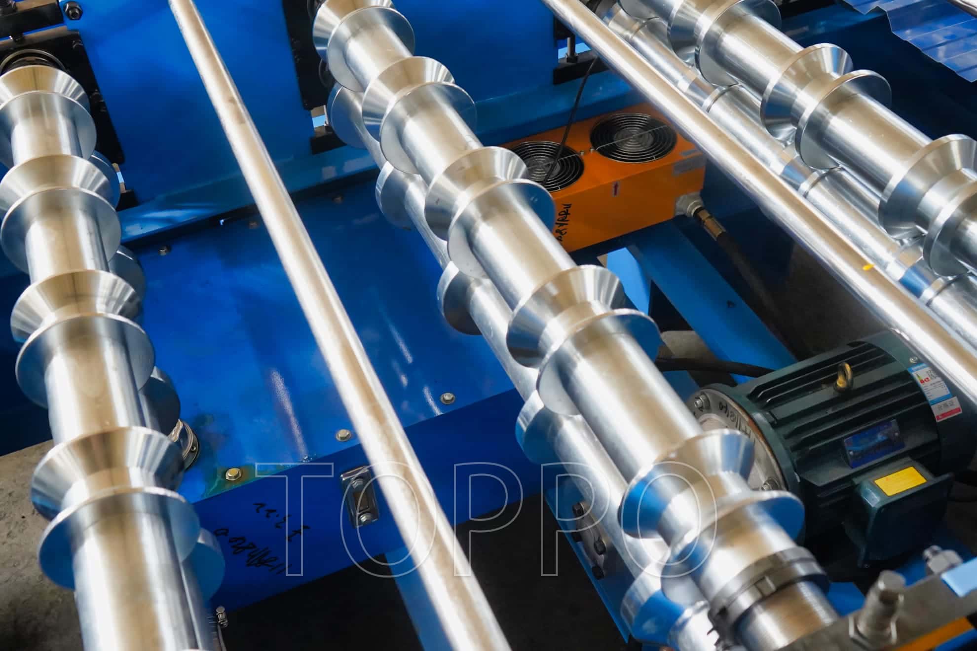 TR4 Color Steel Metal Roof Trapezoidal Roll Forming Machine