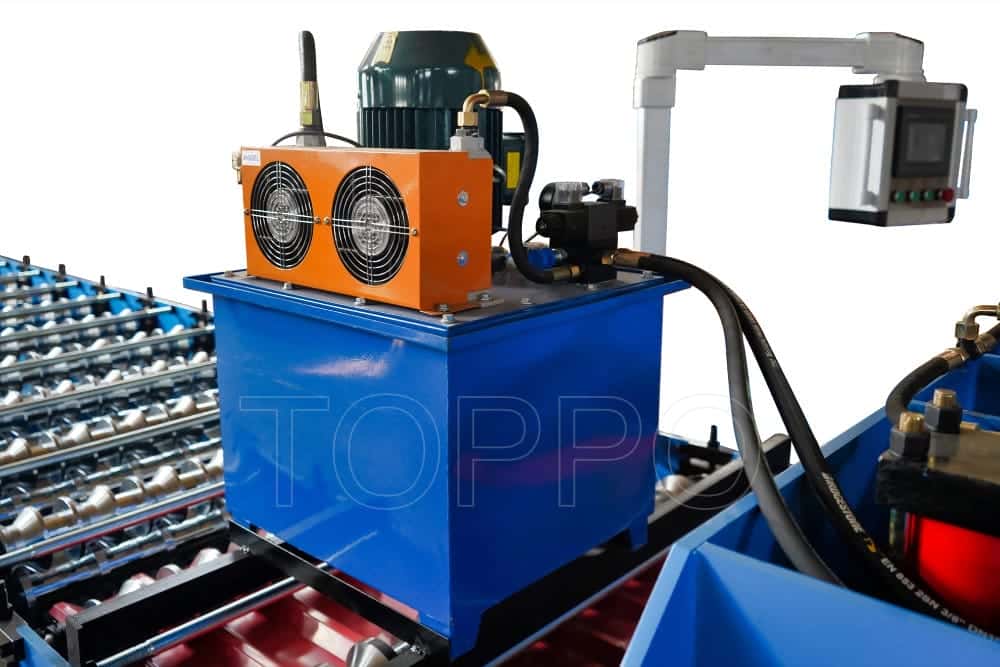 Automatic Trapezoidal Metal Roofing Sheet Roll Forming Machine