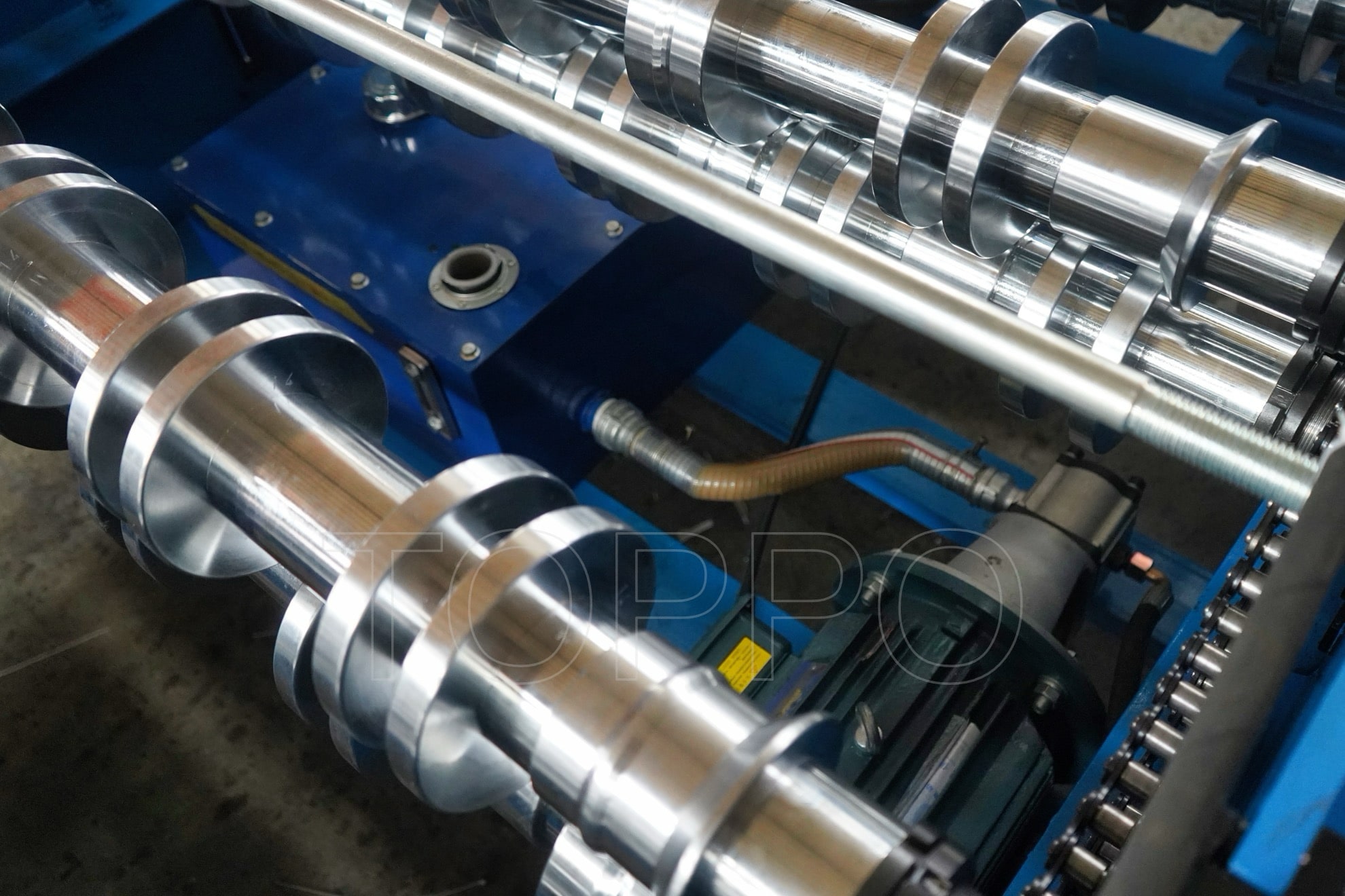 Trapezoidal Profile Roll Forming Machine with Touchscreen Control