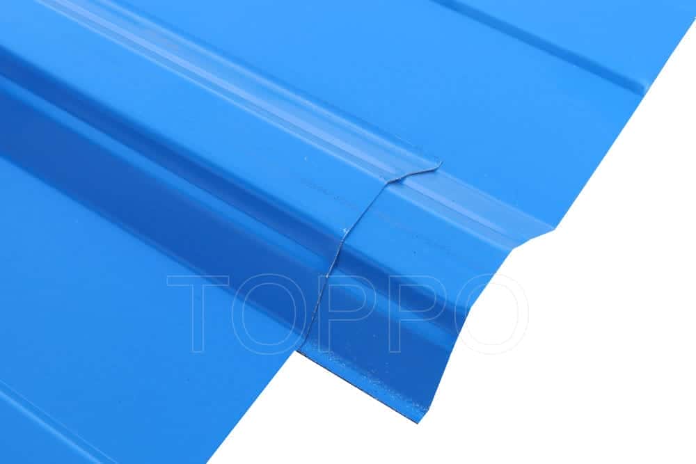 PLC Automatic Trapezoidal Roof Panel Roll Forming Machine for Steel Sheet Production