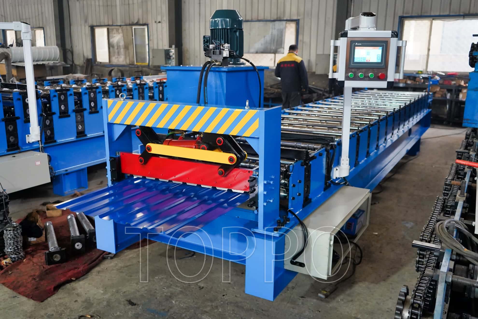 Trapezoidal Roof Roll Forming Machine