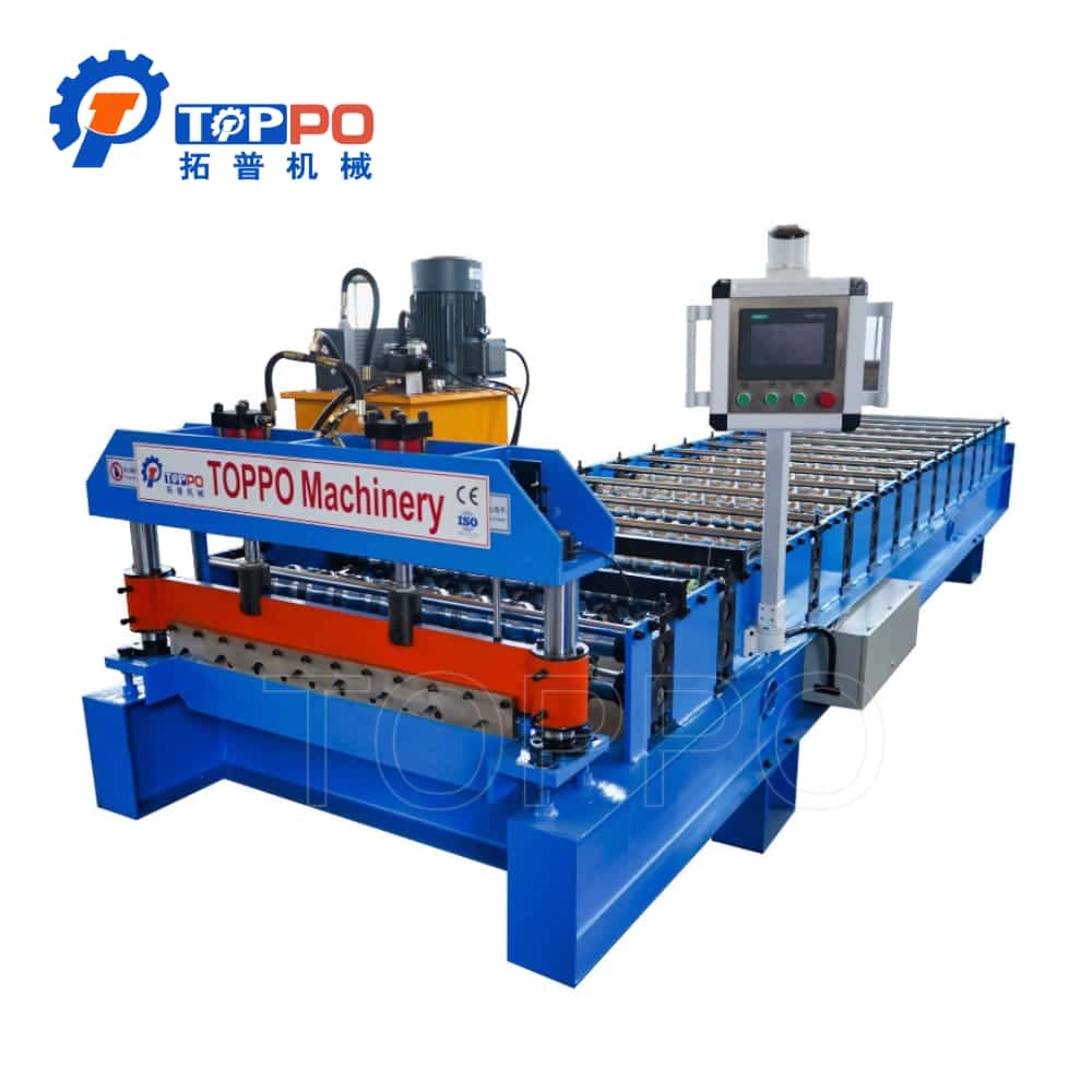 High Precision Trapezoidal Roll Forming Machine with PLC System
