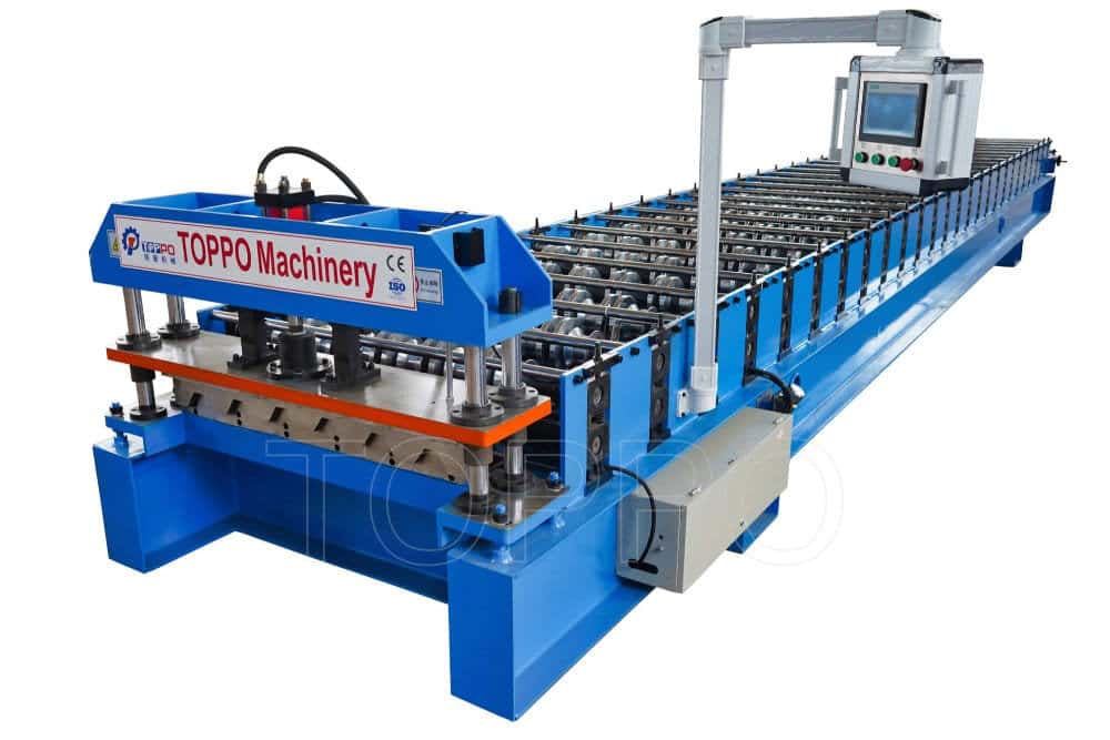 Compact Trapezoidal Roll Forming Machine with Digital Control Panel