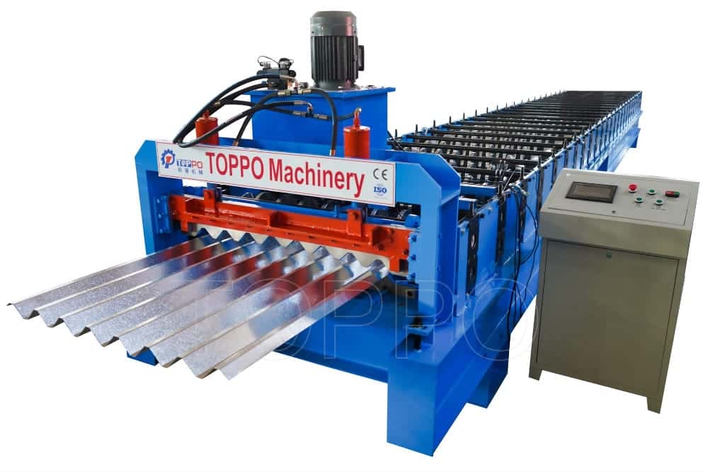 Trapezoidal Roll Forming Machine for Galvanized Roofing Panels