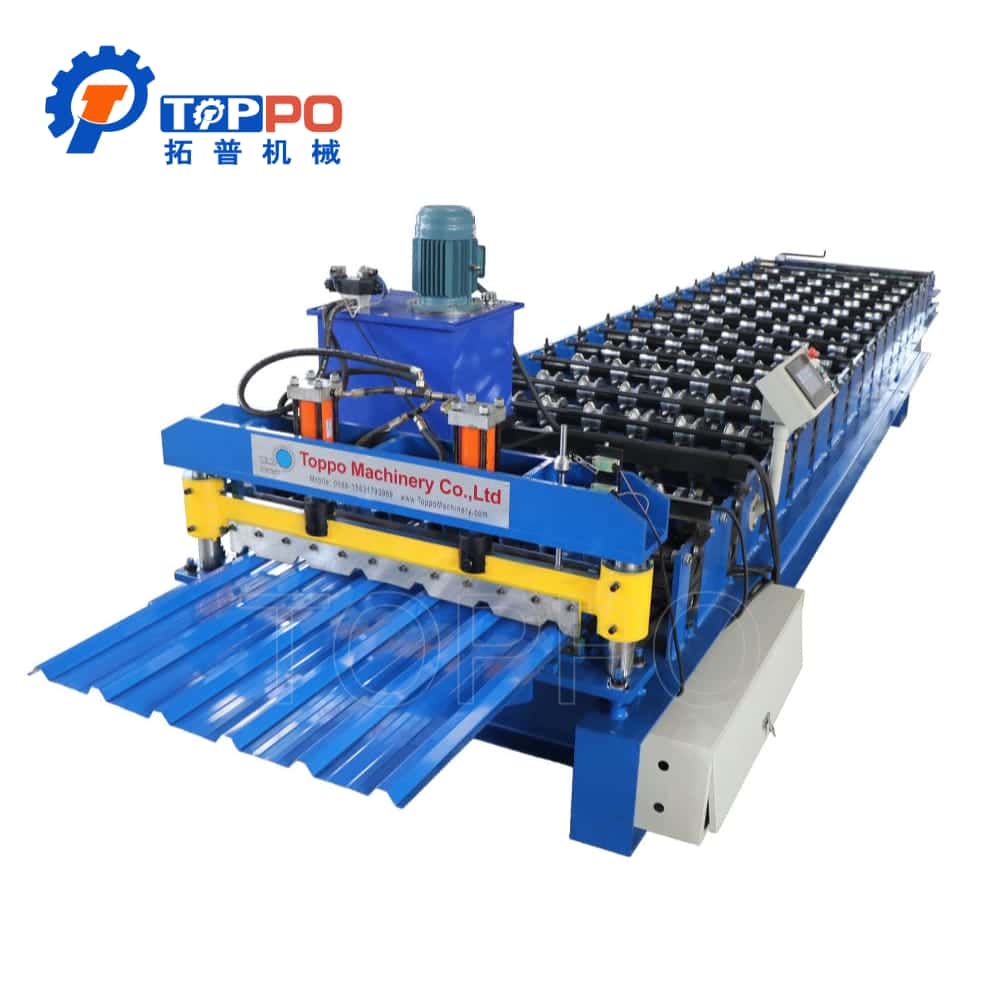 Efficient Metal Roofing Panel Forming Equipment Corrugated Roll Forming Machine Line