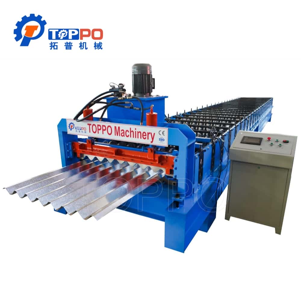 Trapezoidal Roll Forming Machine for Galvanized Roofing Panels