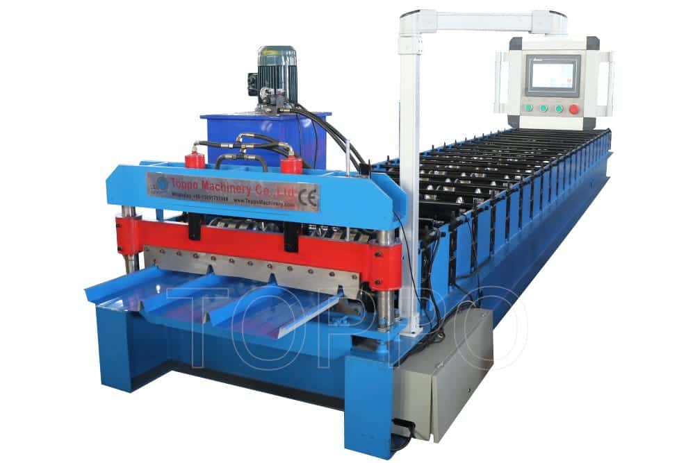High Precision Trapezoidal Roofing Sheet Roll Forming Machine