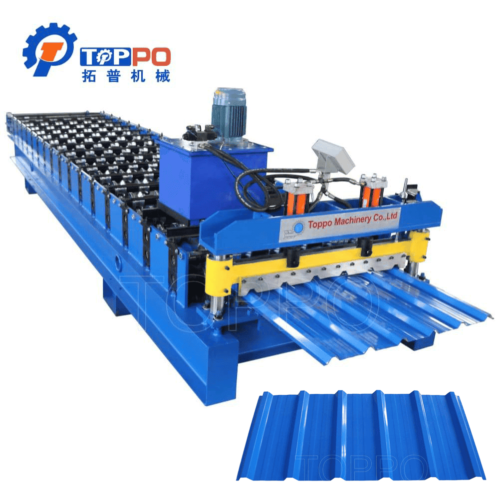 Efficient Metal Roofing Panel Forming Equipment Corrugated Roll Forming Machine Line