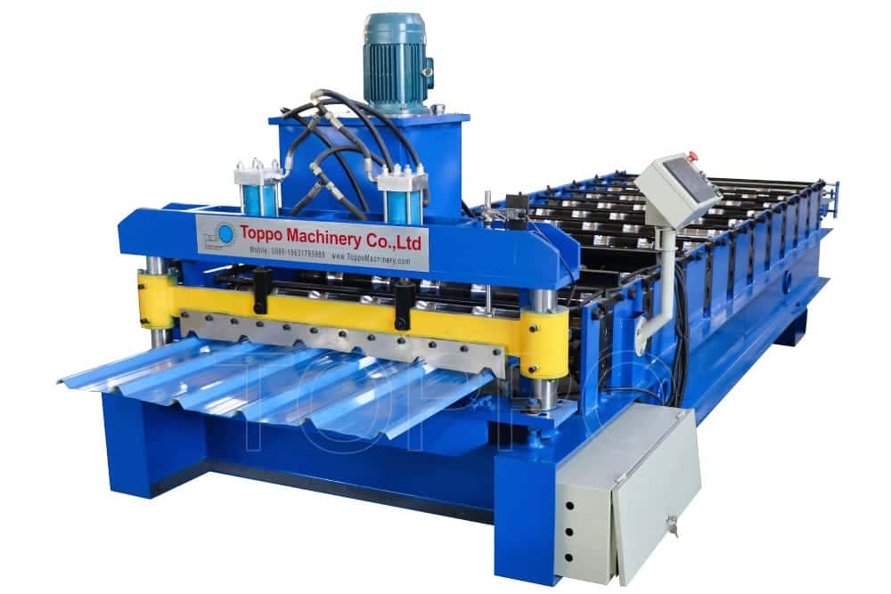 Advanced Trapezoidal Roll Forming Machine with Hydraulic Shear