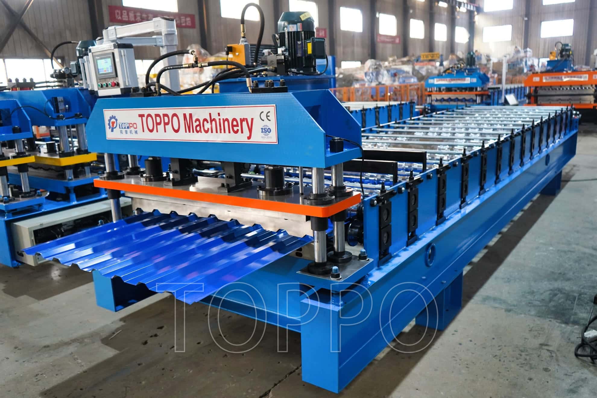 Trapezoidal Roof Roll Forming Machine