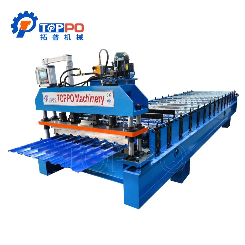 High Performance Metal Roofing Panel Forming Equipment Corrugated Roll Forming Machine