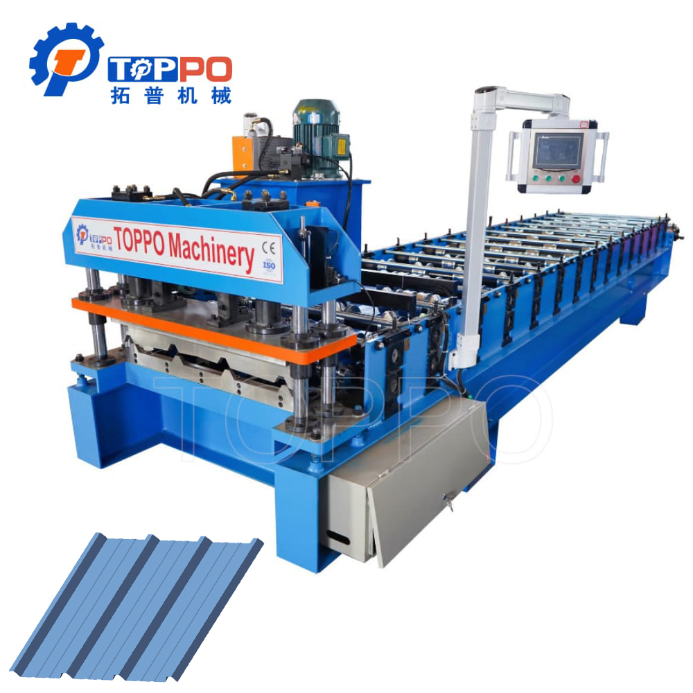 Automatic Corrugated Aluminum Steel Roofing Sheet Roll Forming Machine