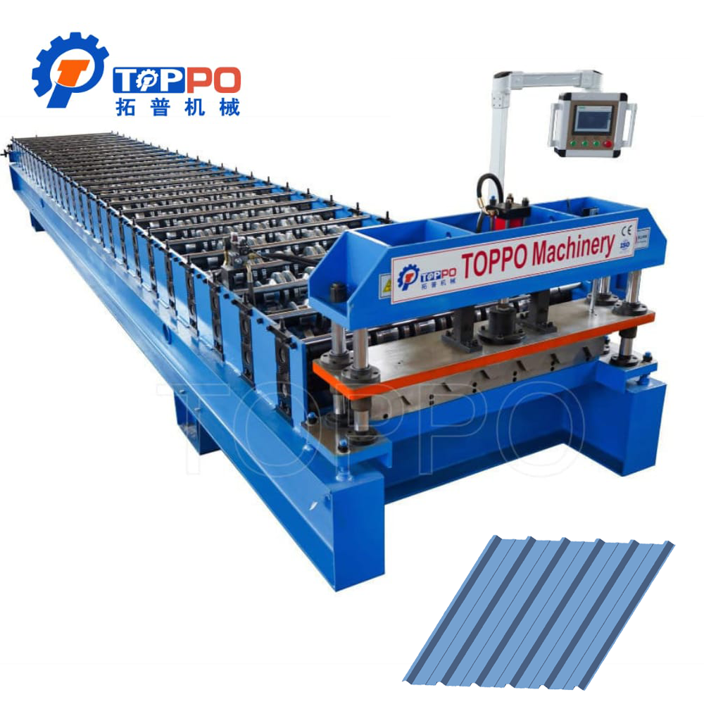 Fully Automatic Aluminum Steel Roofing Sheet Roll Forming Machine