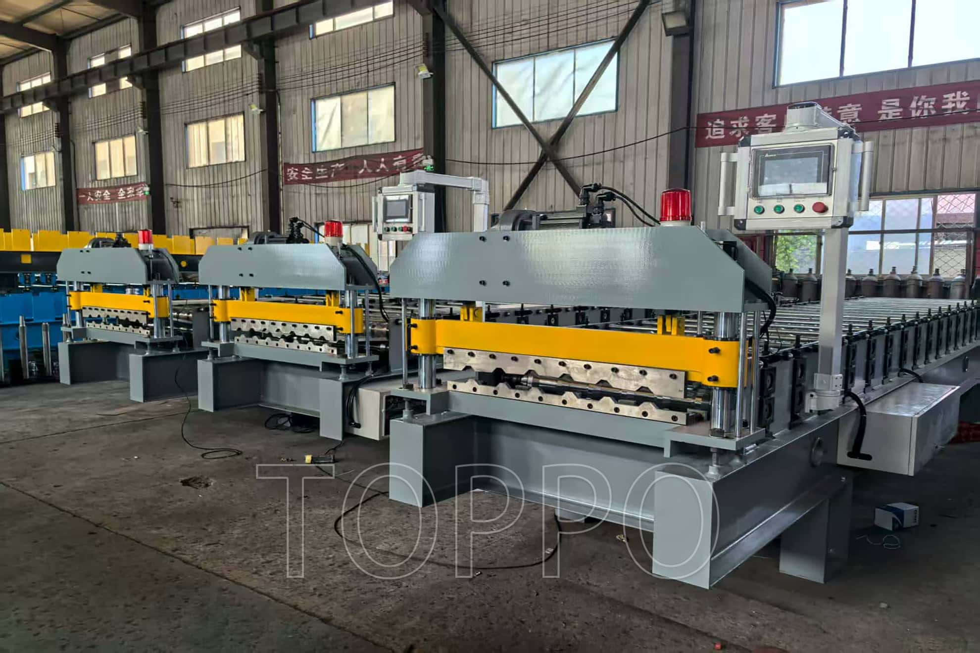 Color Steel Metal Roof Trapezoidal Roll Forming Machine