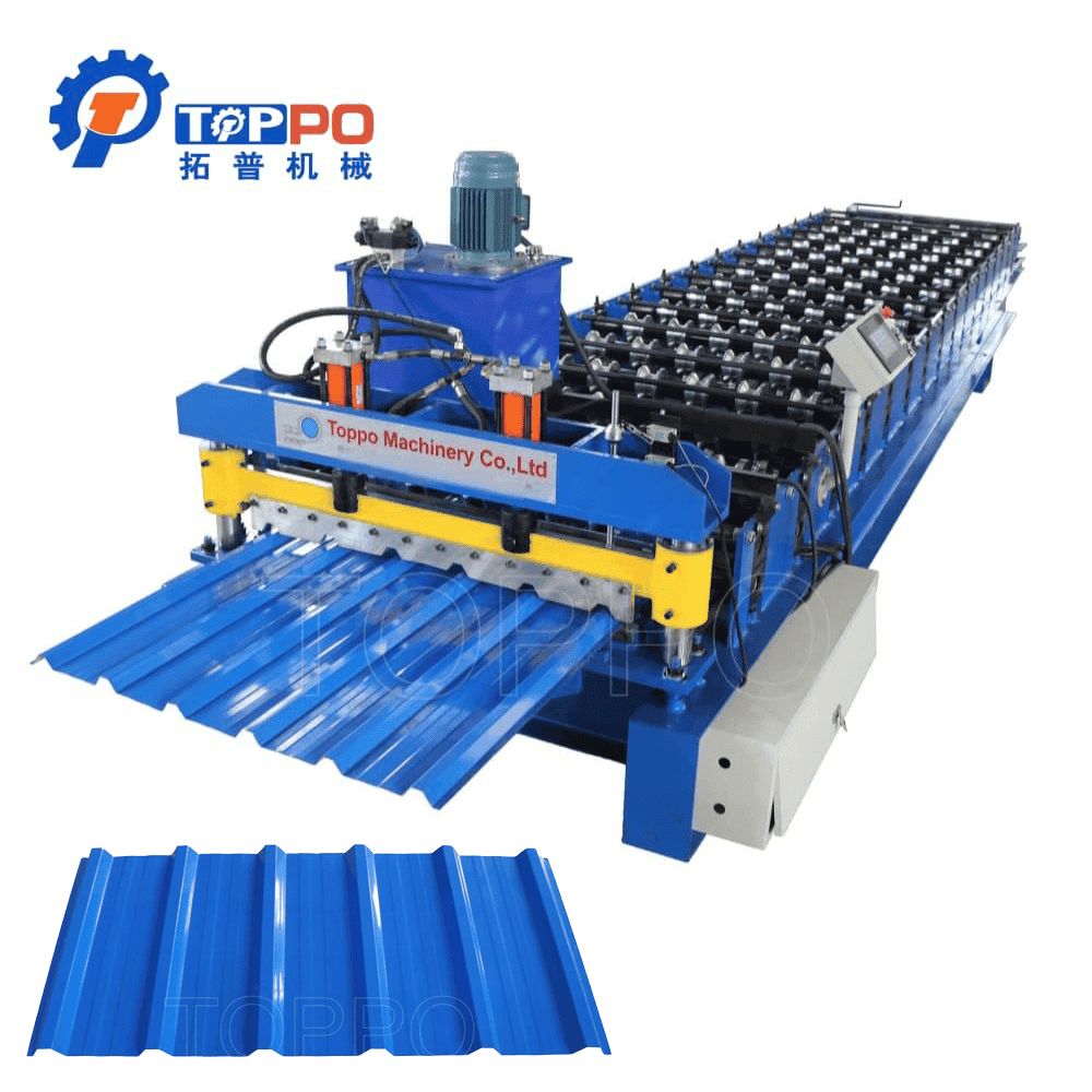 Efficient Metal Roofing Panel Forming Equipment Corrugated Roll Forming Machine Line