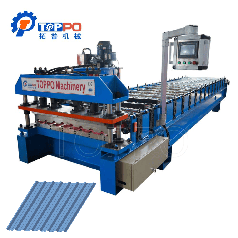 Automatic Aluminum Steel Corrugated Roof Sheet Forming Machine