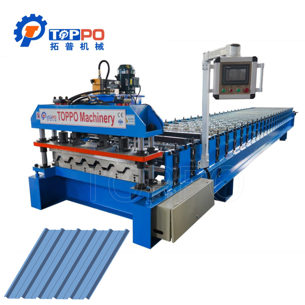 Heavy Duty Metal Roofing Panel Forming Equipment Corrugated Sheet Roll Forming Machine