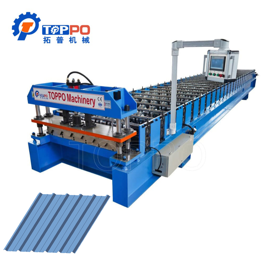 Fully Automatic Aluminum Steel Roofing Sheet Roll Forming Machine