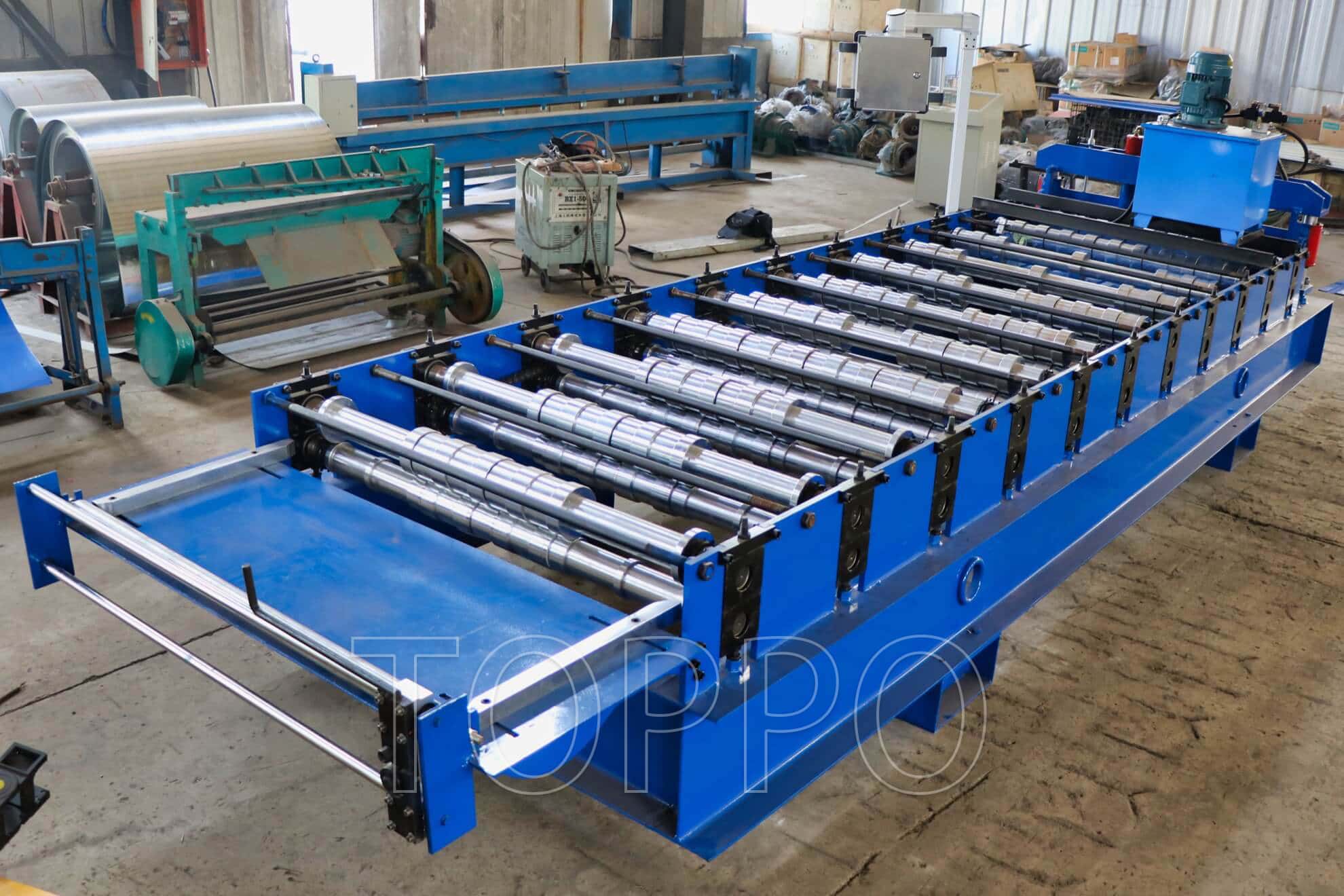 Hydraulic Trapezoidal Roof Sheet Roll Forming Machine