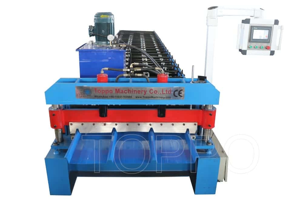 High Precision Trapezoidal Roofing Sheet Roll Forming Machine