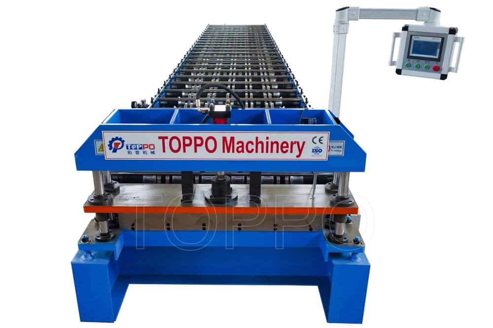 Compact Trapezoidal Roll Forming Machine with Digital Control Panel