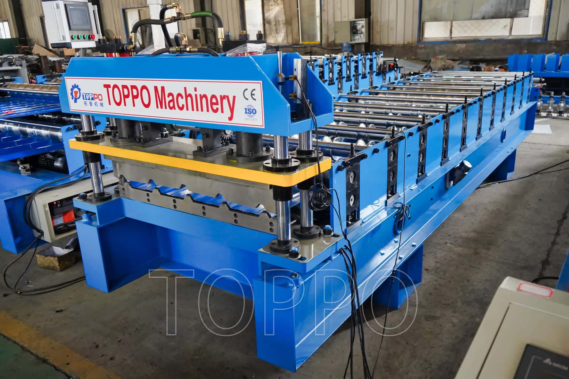 TR4 Color Steel Metal Roof Trapezoidal Roll Forming Machine