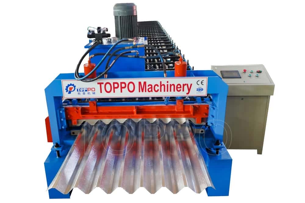 Trapezoidal Roll Forming Machine for Galvanized Roofing Panels