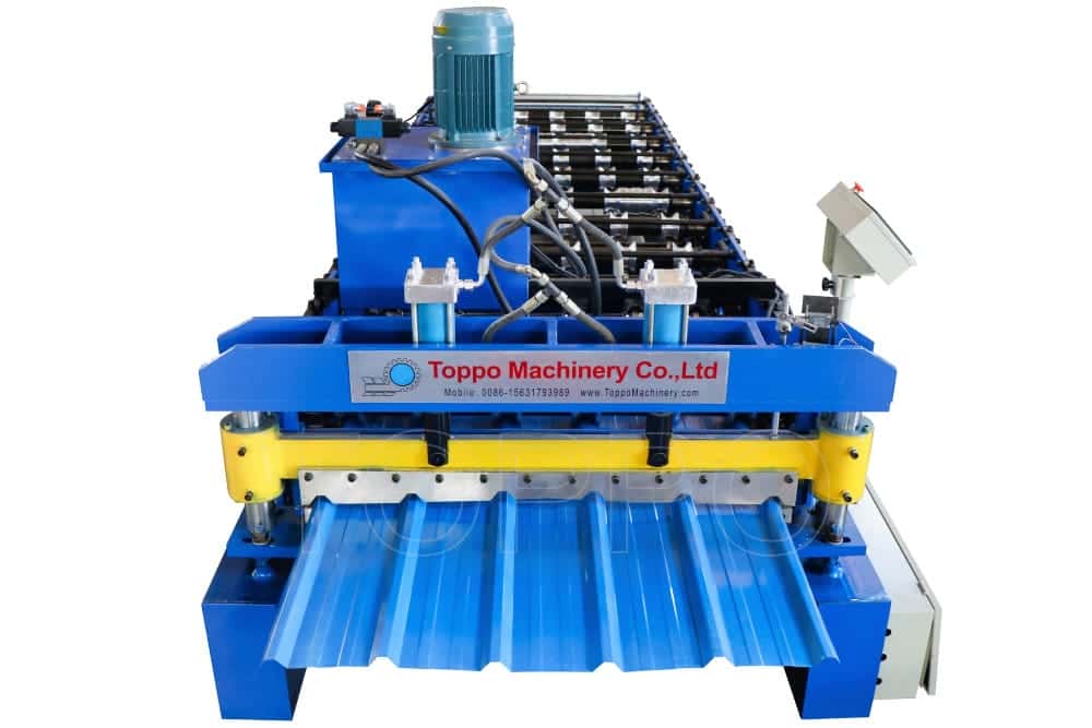 840 Trapezoidal Roll Forming Machine for Metal Roofing Sheets
