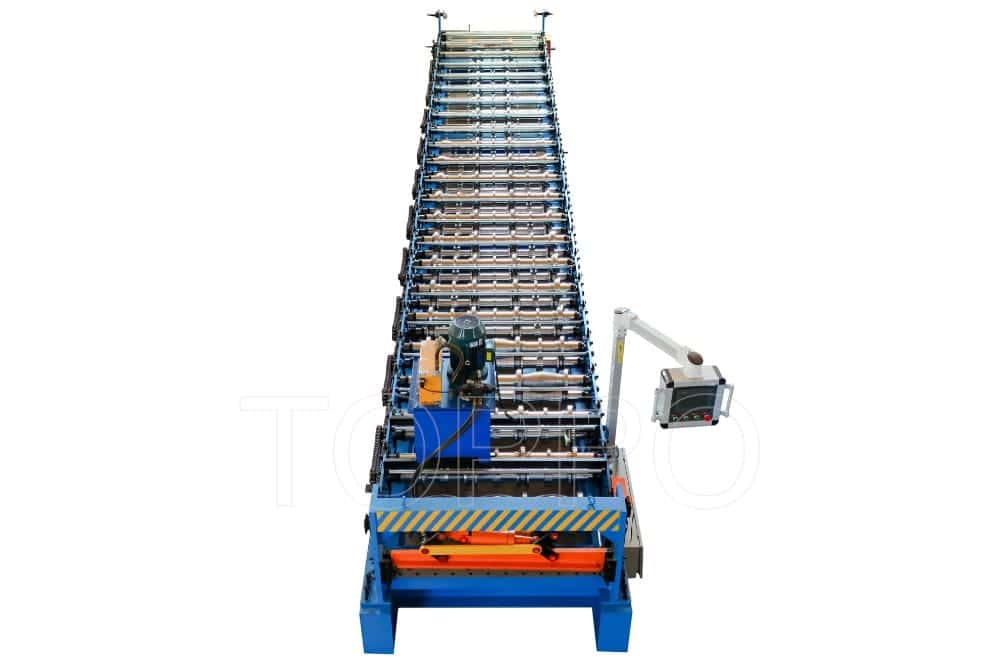 Trapezoidal Roof Panel Roll Forming Machine with Touchscreen Control