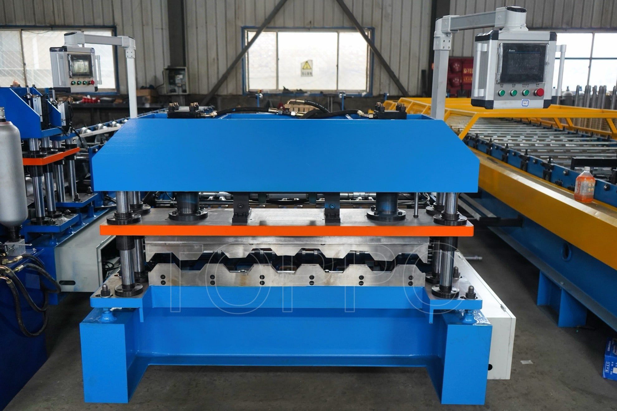 Trapezoidal Profile Roll Forming Machine with Touchscreen Control