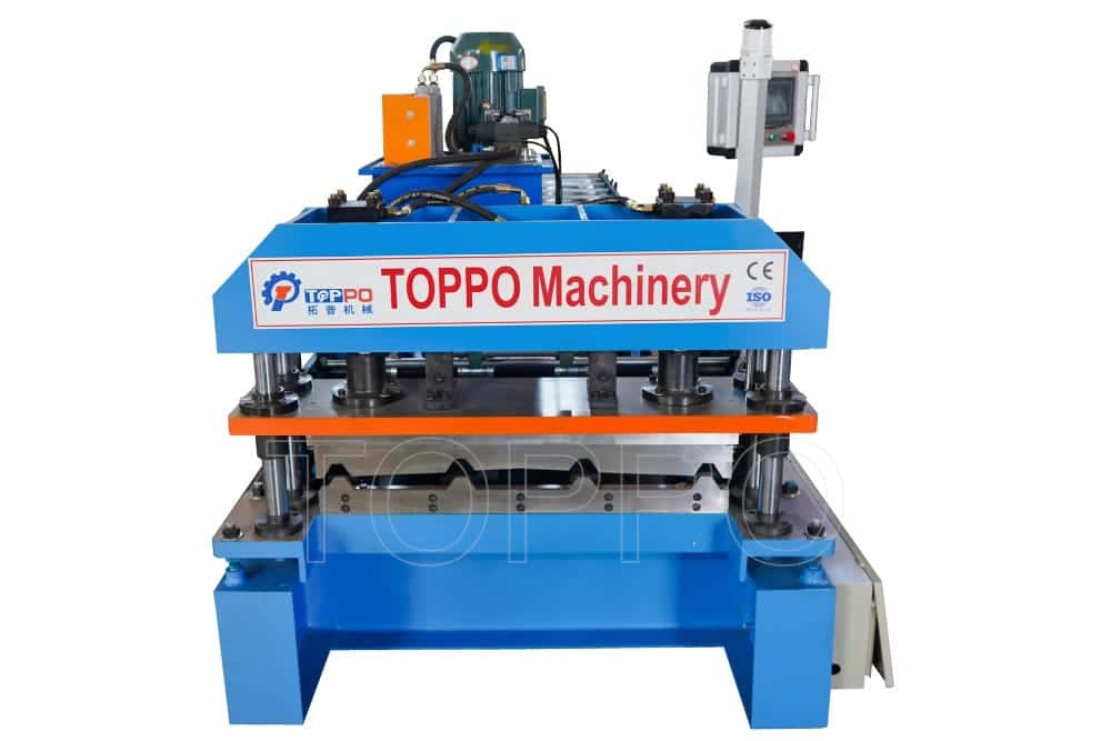 PLC Automatic Trapezoidal Roll Forming Machine for Steel Roof Panels