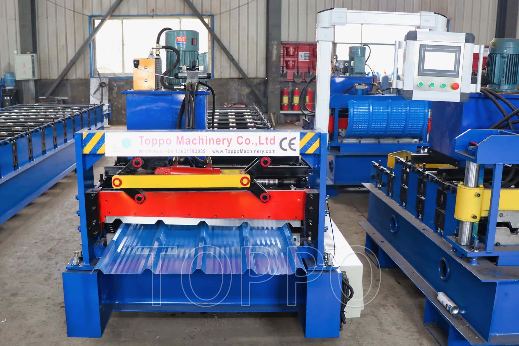 Trapezoidal Roll Forming Machine for Corrugated Metal Roofing