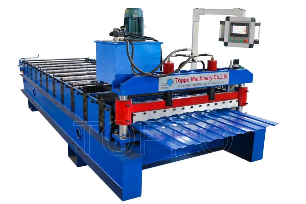 Hydraulic Trapezoidal Roof Sheet Roll Forming Machine
