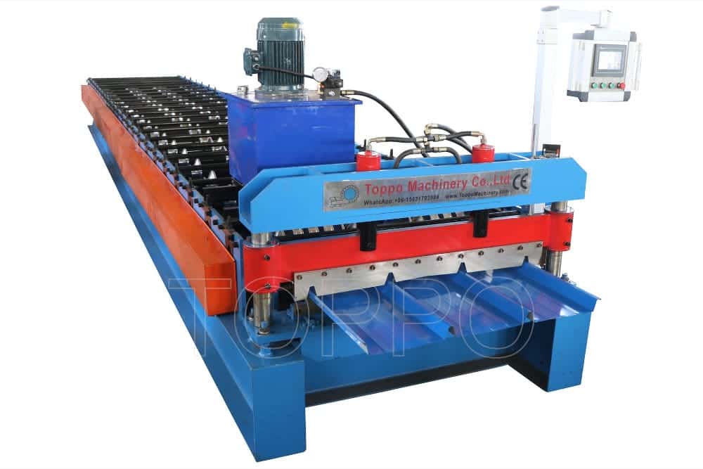 High Precision Trapezoidal Roofing Sheet Roll Forming Machine