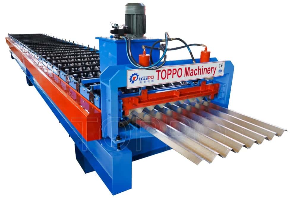 Trapezoidal Roll Forming Machine for Galvanized Roofing Panels