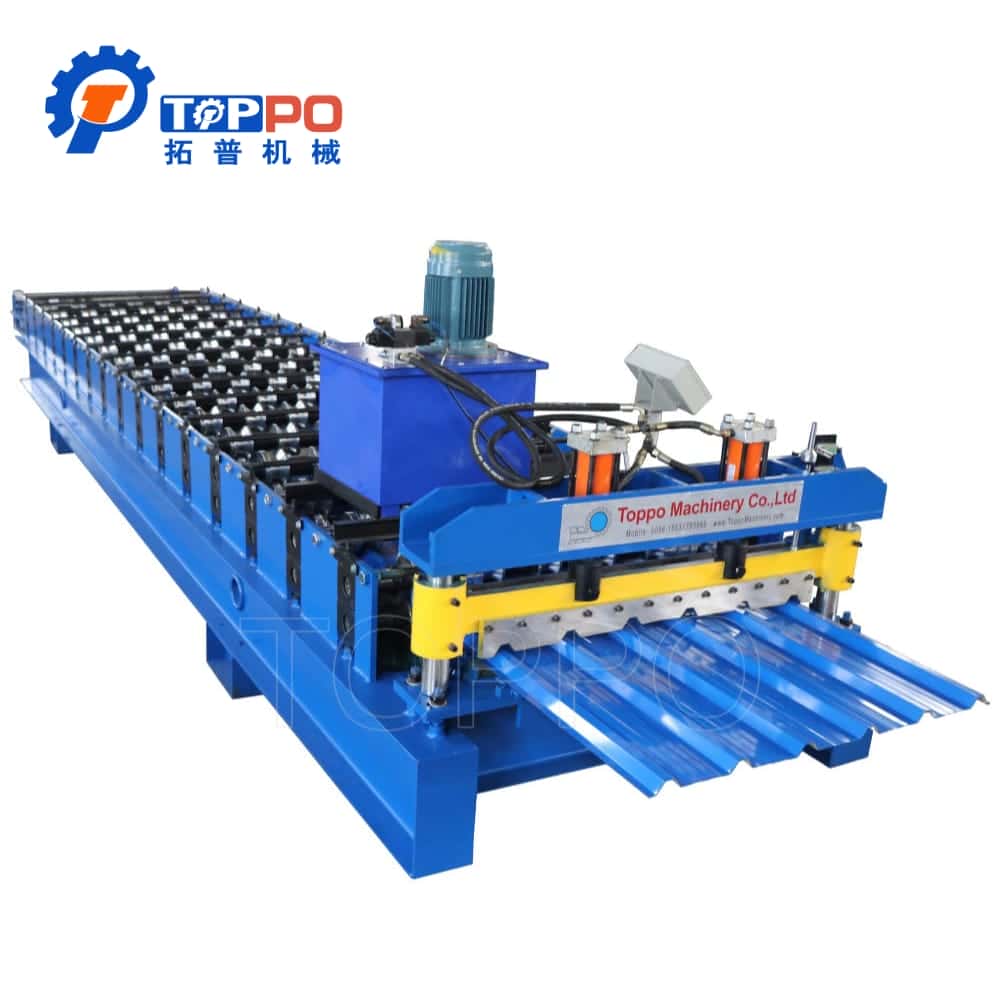 Dolly Type Trapezoidal Roll Forming Machine for Metal Roofing Sheets