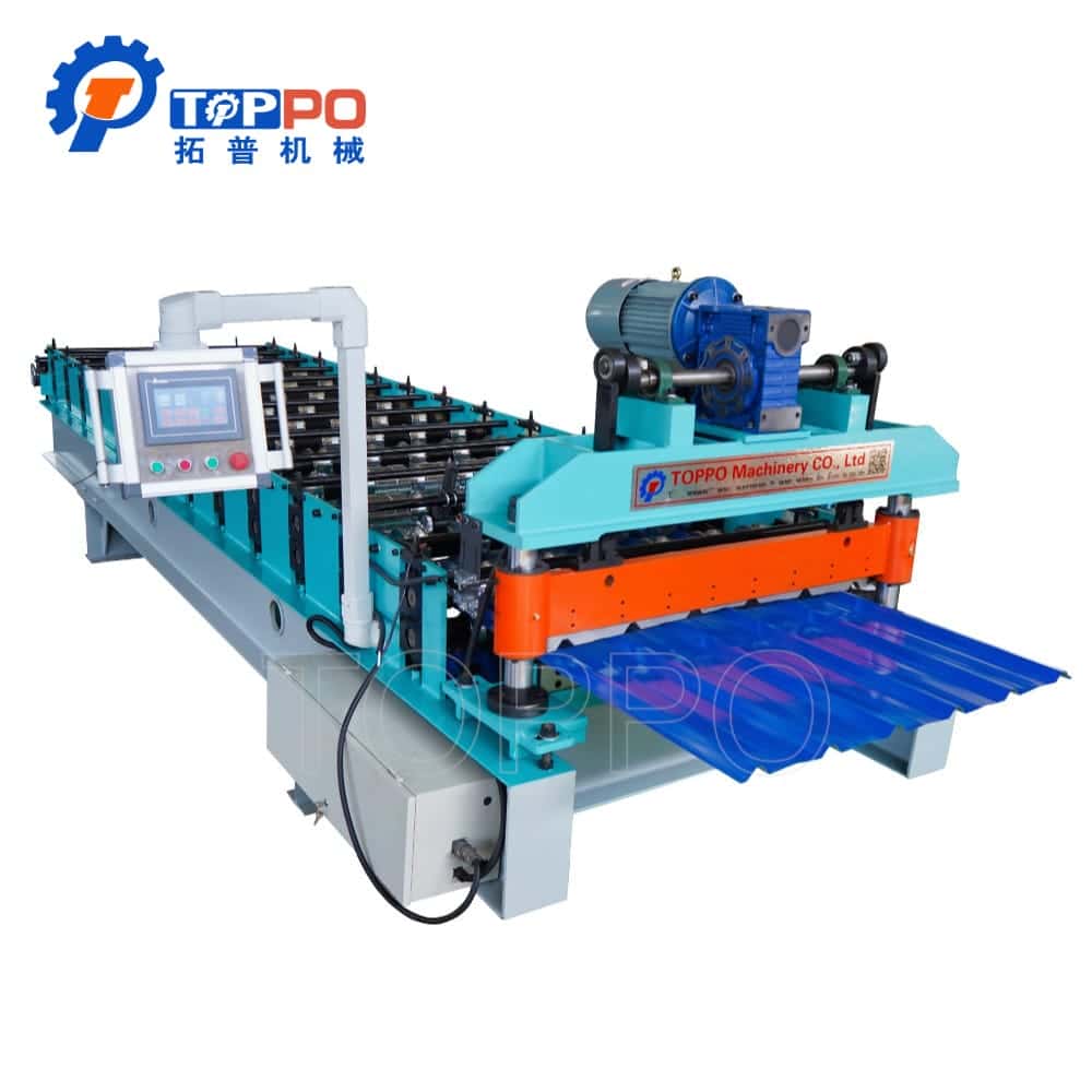 Trapezoidal Roll Forming Machine for Corrugated Roof Panel Production