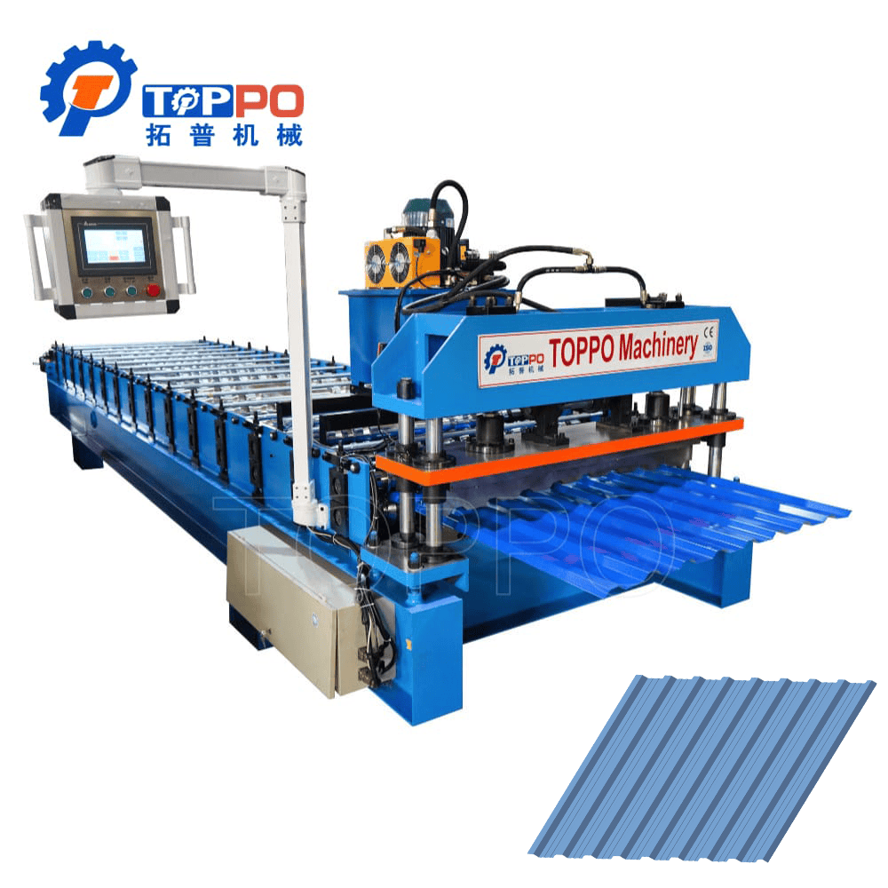 High Performance Metal Roofing Panel Forming Equipment Corrugated Roll Forming Machine