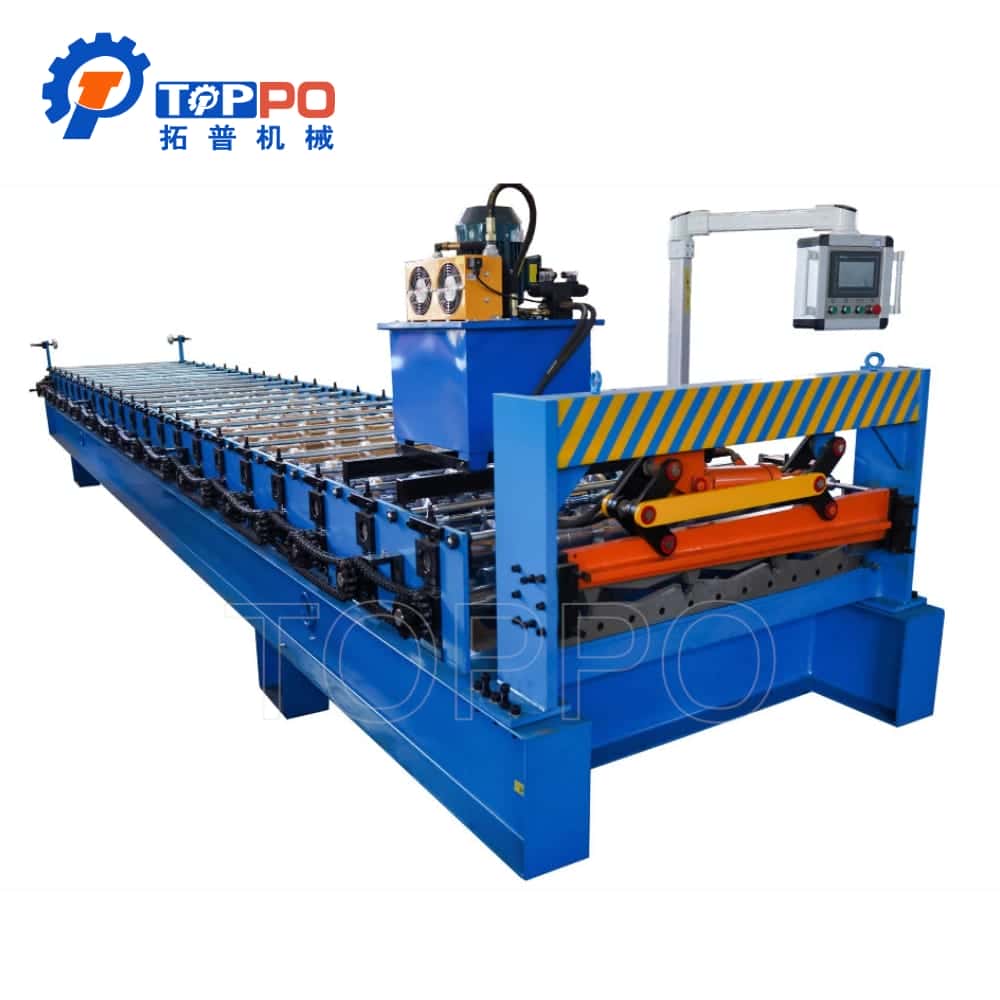 High Efficiency Aluminum Steel Roofing Sheet Roll Forming Machine
