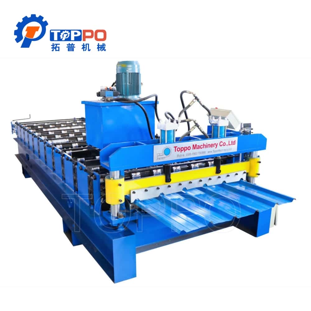 Advanced Metal Roofing Panel Forming Equipment Automatic Roll Forming Machine
