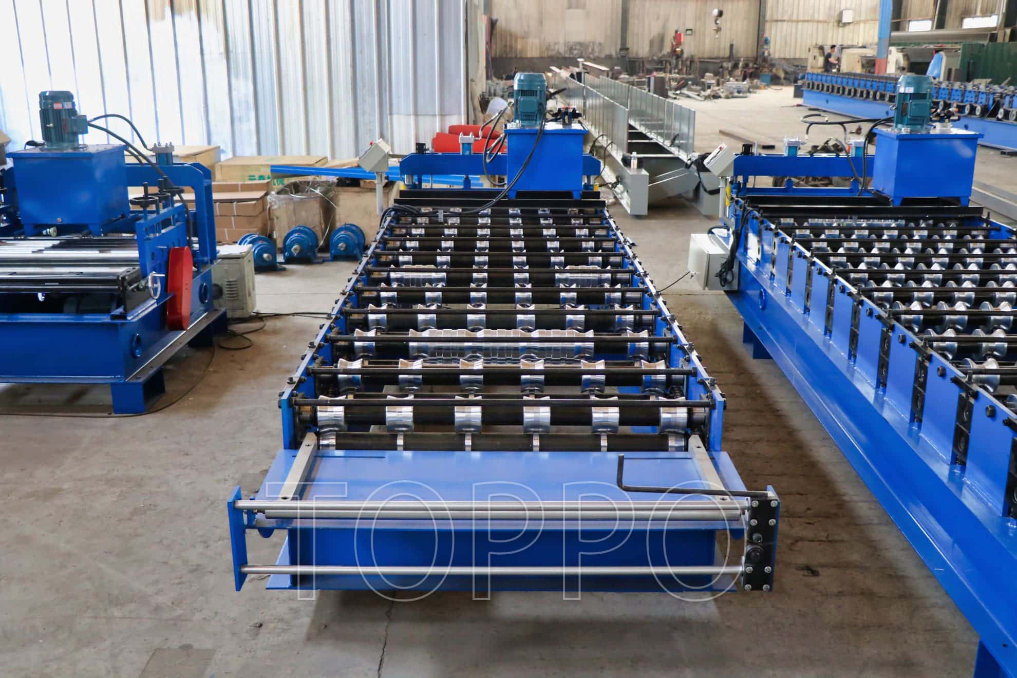 840 Trapezoidal Roll Forming Machine for Metal Roofing Sheets