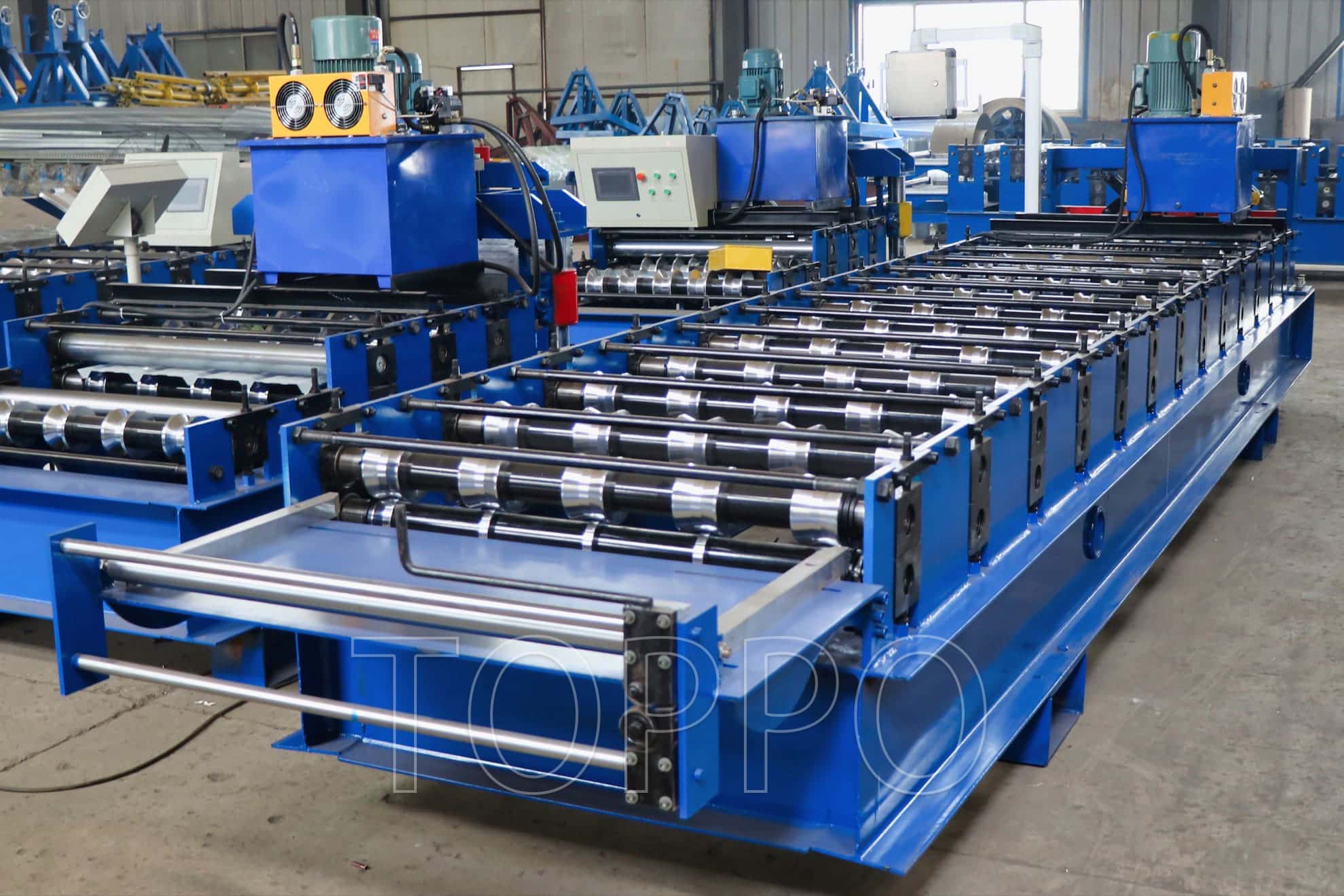 Precision Trapezoidal Roll Forming Machine for Roofing and Wall Panels
