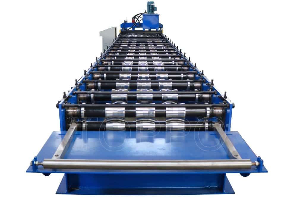 High-Speed Roof Panel Roll Forming Machine with PLC Control System