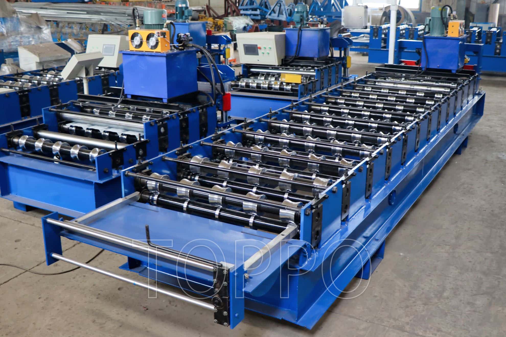 Precision Trapezoidal Roll Forming Machine for Roofing and Wall Panels