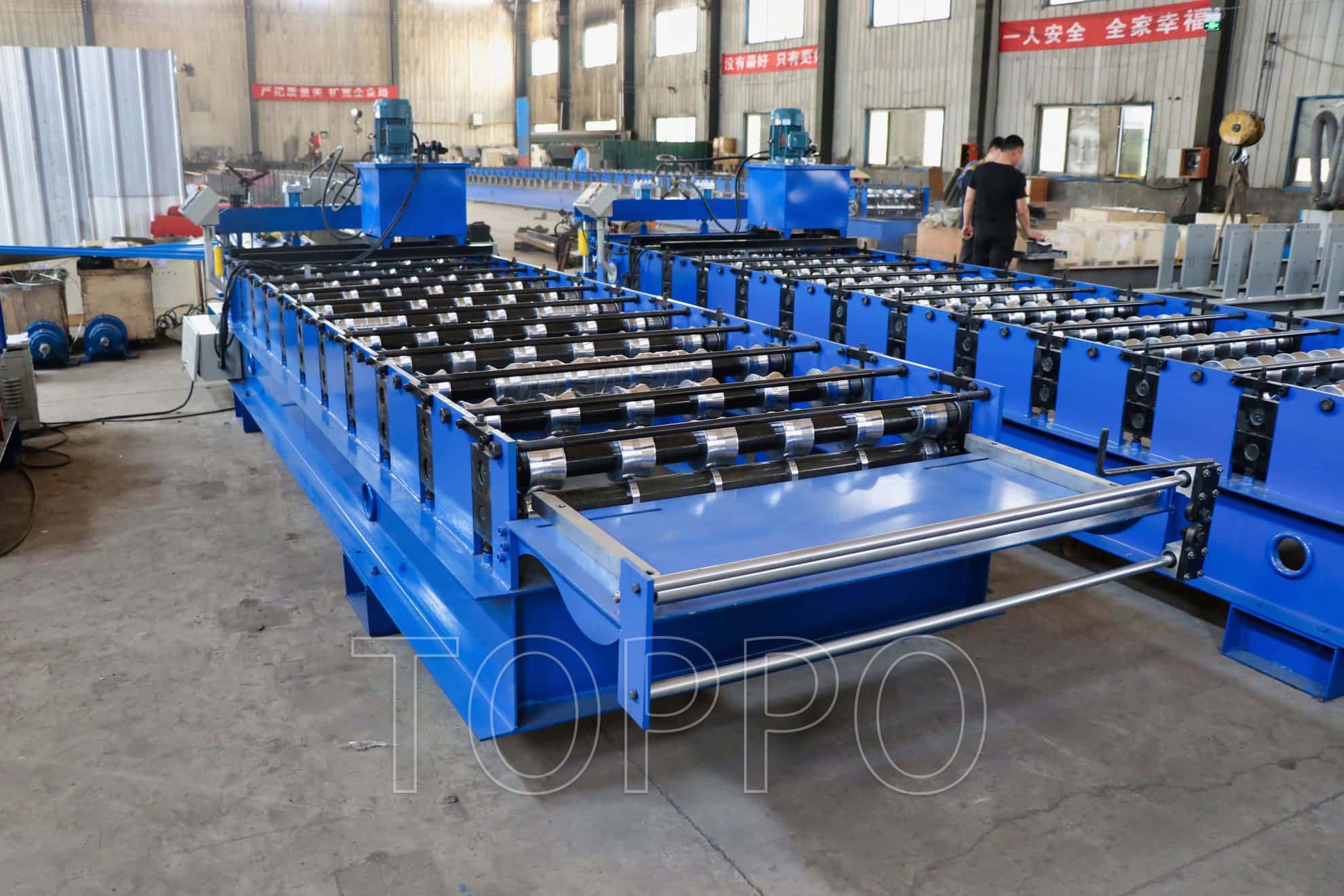 840 Trapezoidal Roll Forming Machine for Metal Roofing Sheets