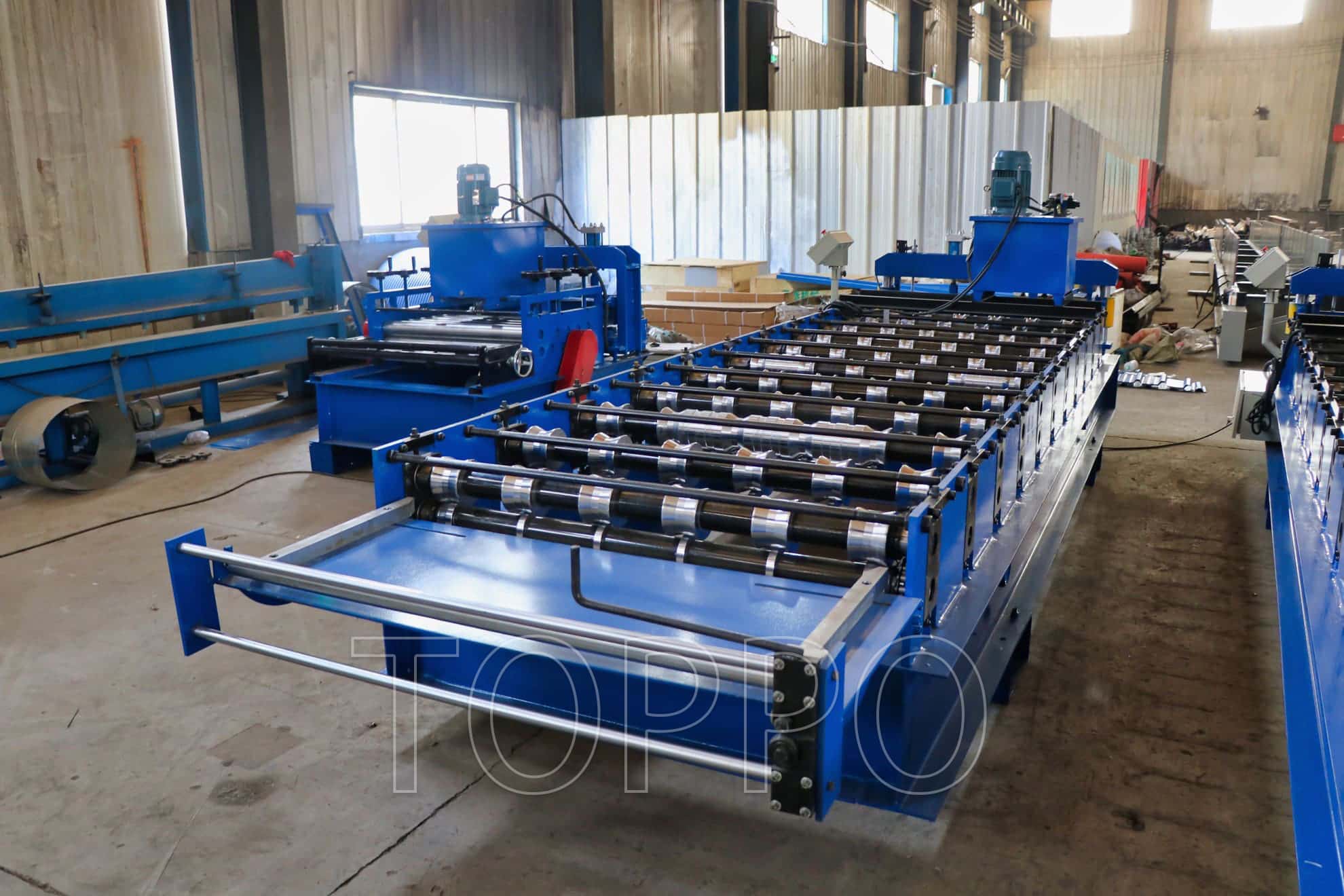 840 Trapezoidal Roll Forming Machine for Metal Roofing Sheets