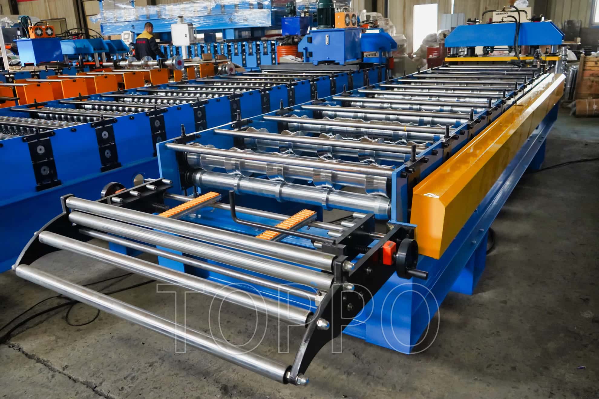 TR4 Color Steel Metal Roof Trapezoidal Roll Forming Machine