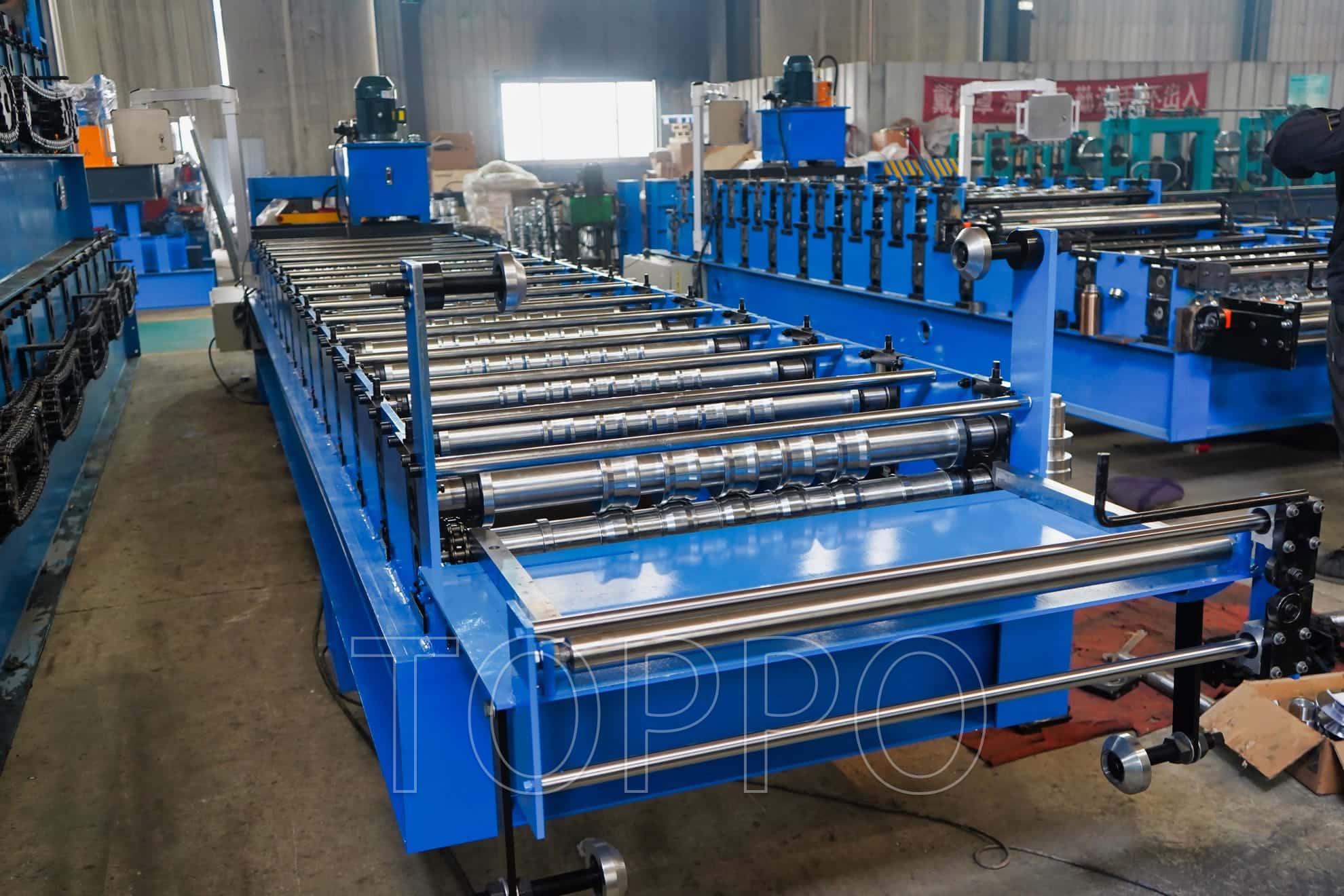 Trapezoidal Roof Roll Forming Machine