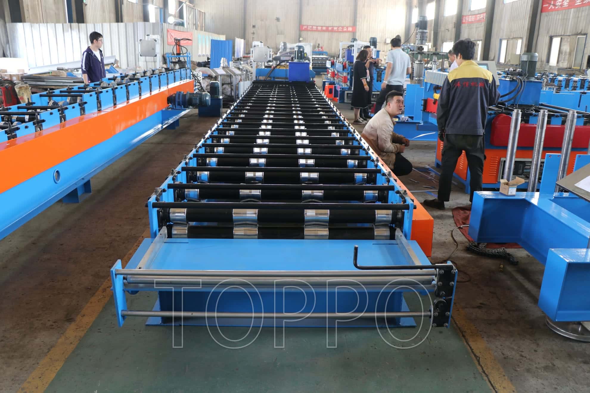 Trapezoidal Roll Forming Machine for Metal Roof Sheets