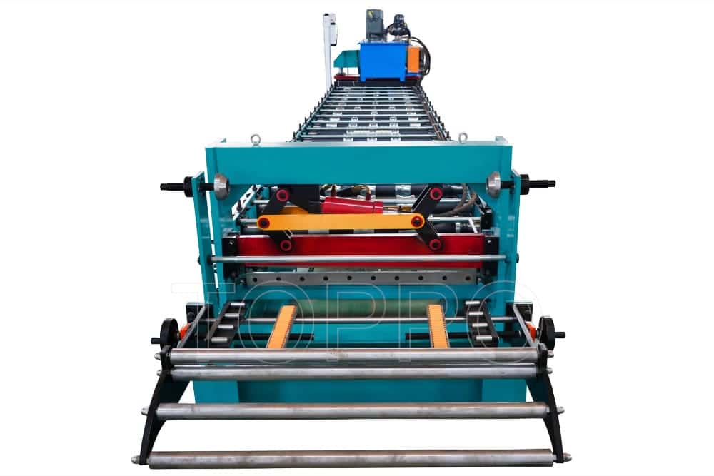 TR4 Color Steel Metal Roof Trapezoidal Roll Forming Machine with PLC Control